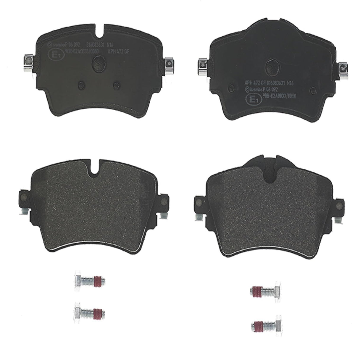 BREMBO P06092 Brembo P06092 Low-Met Front Disc Brake Pad Set BMW OE# 34106874034