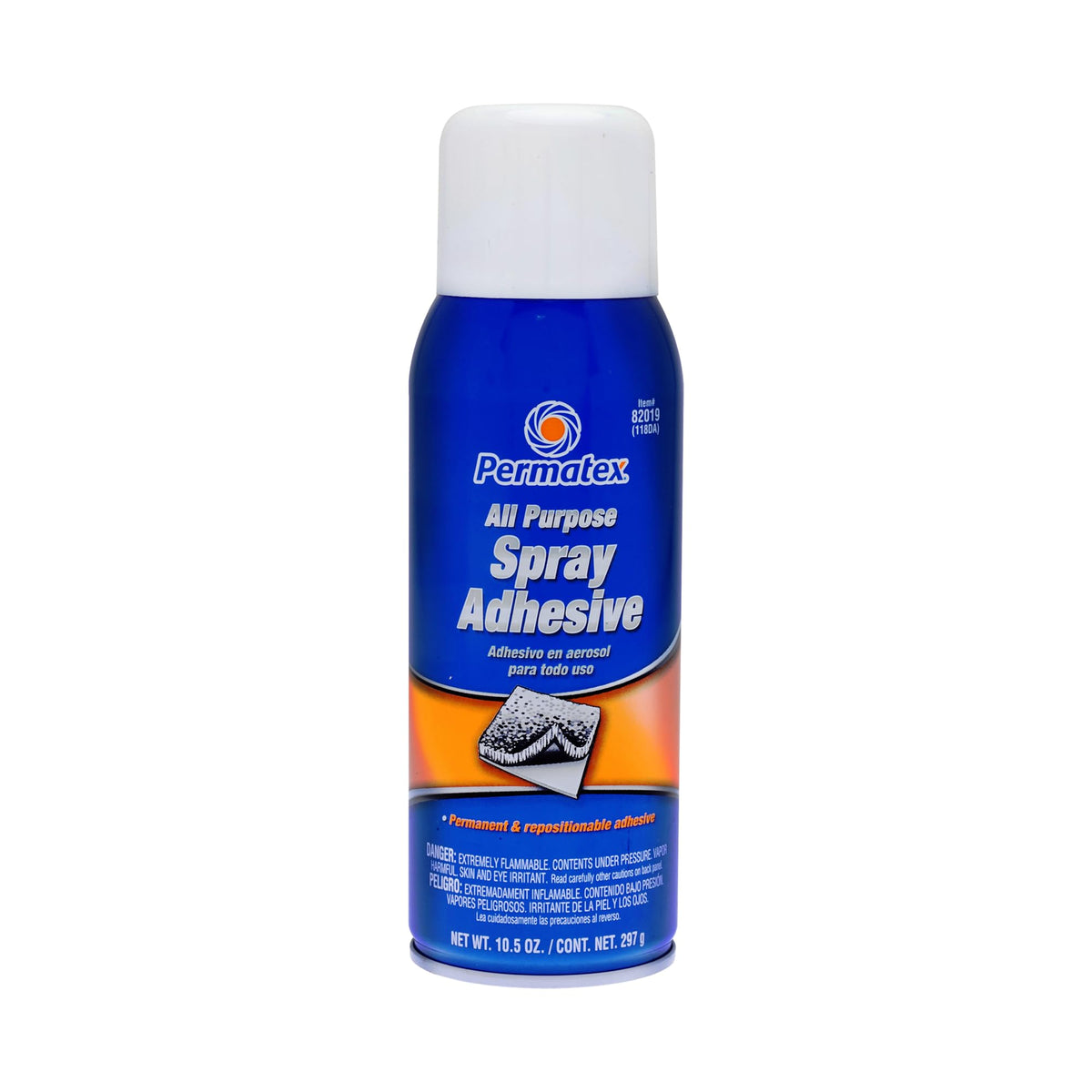 PERMATEX 82019 Permatex 82019 All Purpose Spray Adhesive, 10.5 oz. net Aerosol Can