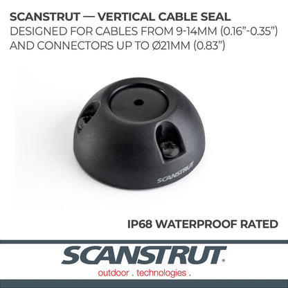 SCANSTRUT DS21B-P-BLK Scanstrut DS21B-P-BLK Cable Seal for Connectors Up to 21mm, Cables 9-14mm - Black