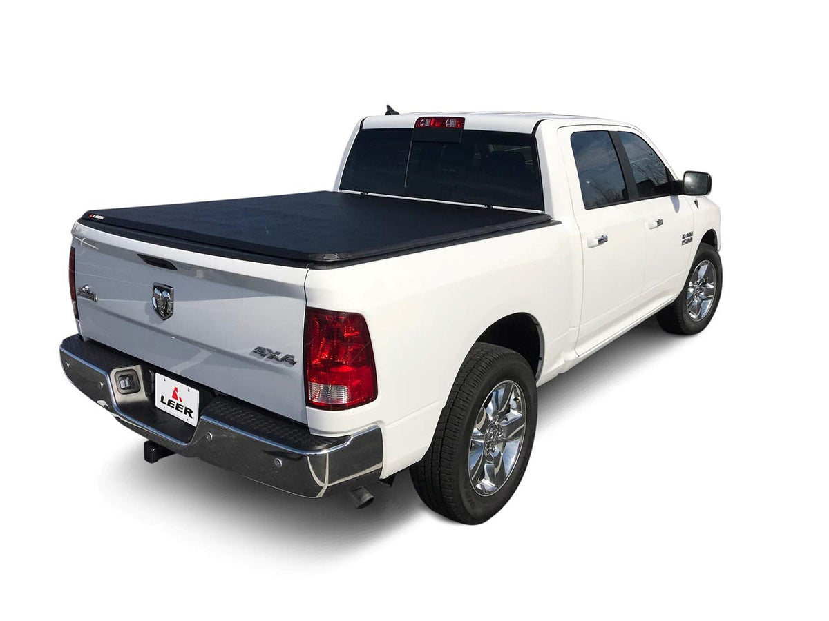 LEER 630137 LEER Latitude | Fits 2009-2018 Ram & 2019 Ram Classic with 6.4 FT Bed w/o Rambox | Easy Install, Soft Tri-Fold Truck Bed Tonneau Cover (w/o Rambox)