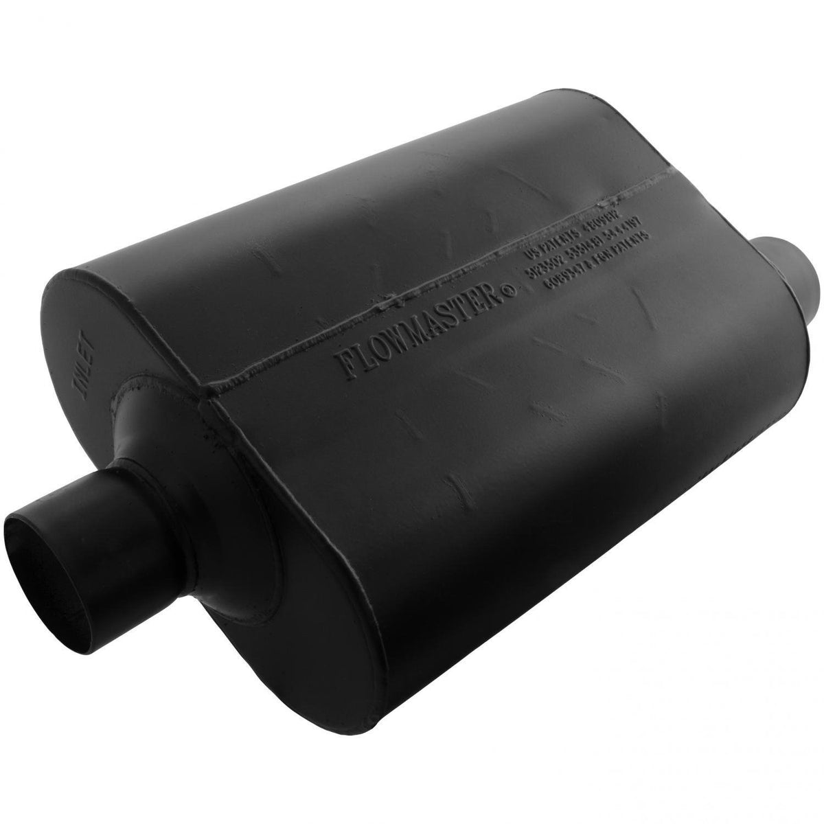 FLOWMASTER 952547 Flowmaster 952547 Super 40 Muffler - 2.50 Center In and 2.50 Offset Out - Aggressive Sound