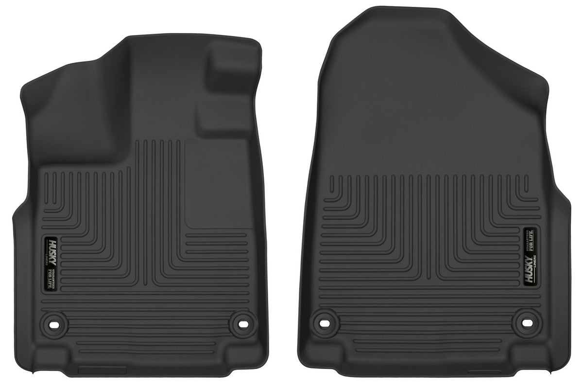 Husky Liners 52971 Husky Liners X-act Contour Floor Mats – Fits 2018-2026 Honda Odyssey – Front Row, 2-pc Black - 52971