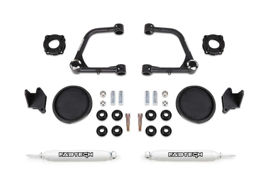 FABTECH K7086 Fabtech 3 UCA KIT W/UNIBALLS & FR SHK SPCRS & RR COIL SPACERS & RR PERF SHOCKS 2022 TUN K7086