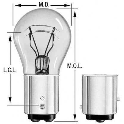 WAGNER BP2057NA Wagner Lighting BP2057NA Standard Multi-Purpose Light Bulb Card of 2