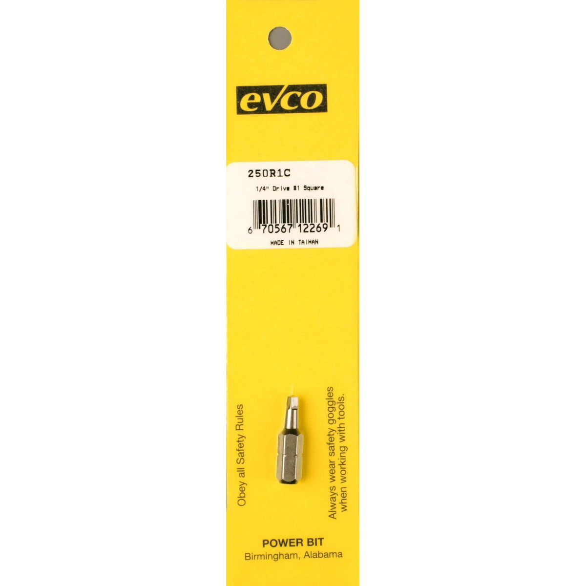 AP PRODUCTS 009-250R1C Ap Products 009-250R1C #1 SQUARE RECESS BIT