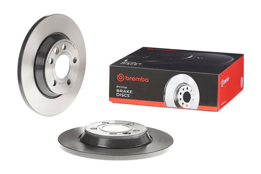 BREMBO 08917611C02 Brembo 08.9176.11 UV Coated solid Rear Brake Rotor FORD/SEAT/VW OE# 7D0615601C