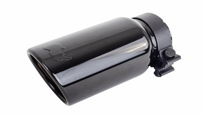 GO RHINO GRT3410BC Go Rhino! Go Rhino 10" black Chrome Stainless Steel Exhaust Tip -3" ID, 4" OD