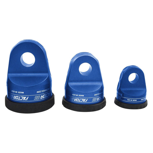 FACTOR 55 00210-02 Factor 55 ProLink Winch Shackle Mount for Large Overland and Military-Style Vehicles, Fits Lines Up to 1/2" Diameter - Blue