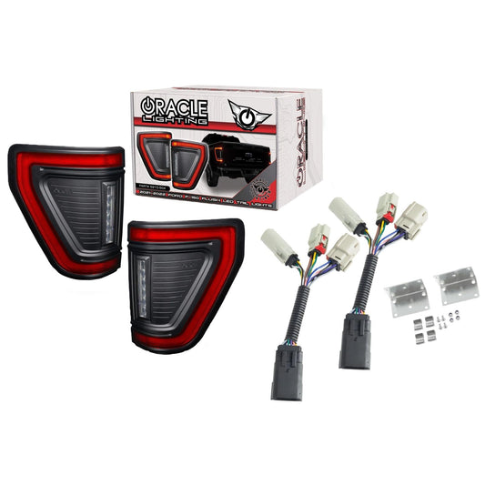 Oracle 5910-504 & 5910-504-T ORACLE Lighting Flush Style LED Tail Lights for 2021-2024 Ford F-150 (Standard)