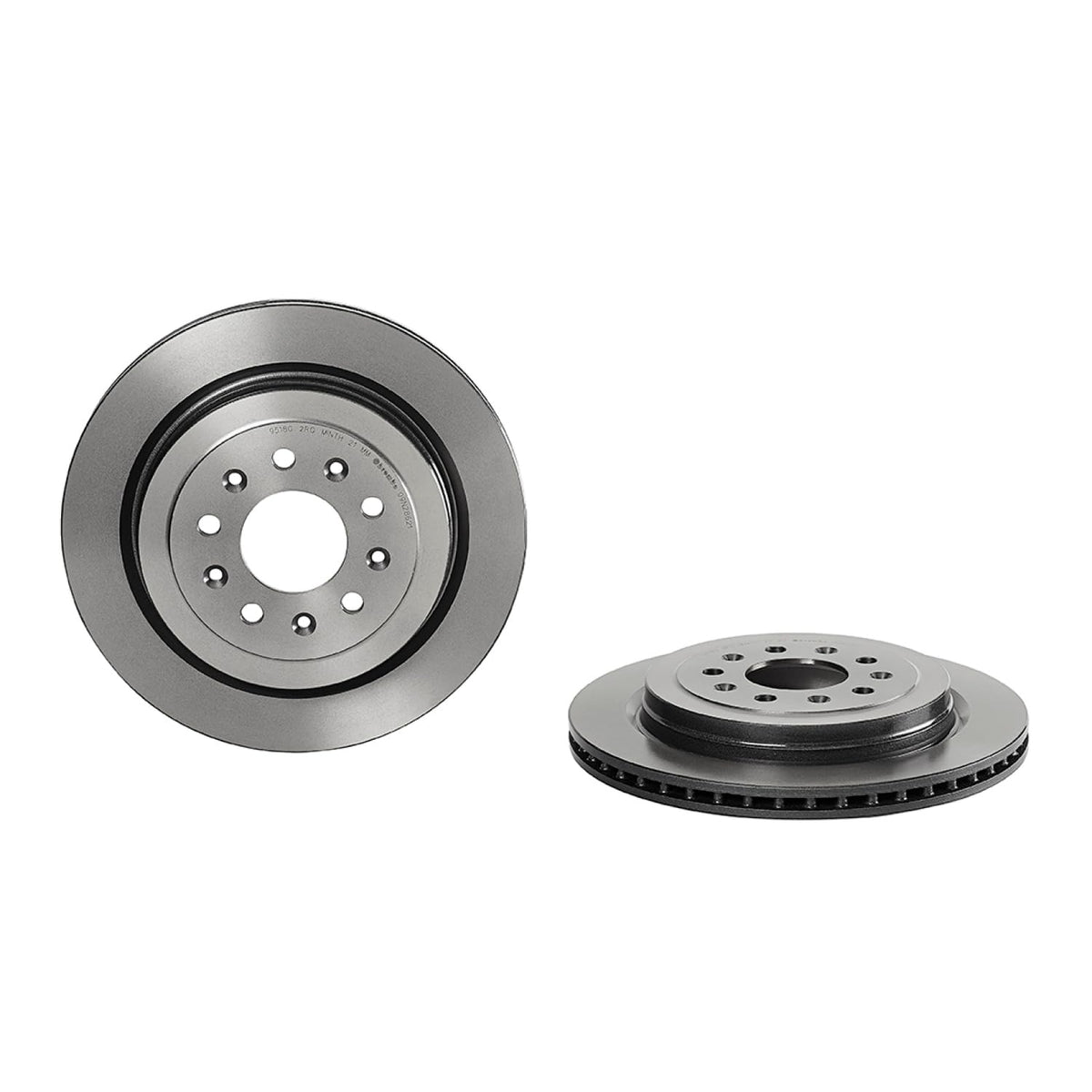 Brembo 09.N286.21 UV Coated vented Rear Brake Rotor CADILLAC