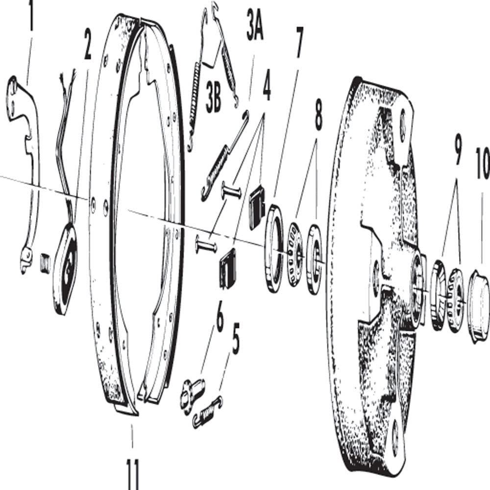 AP PRODUCTS 014-136447 U.S. Gear 014-136447 Lippert Dexter Hayes 12" X2" Magnet Kit