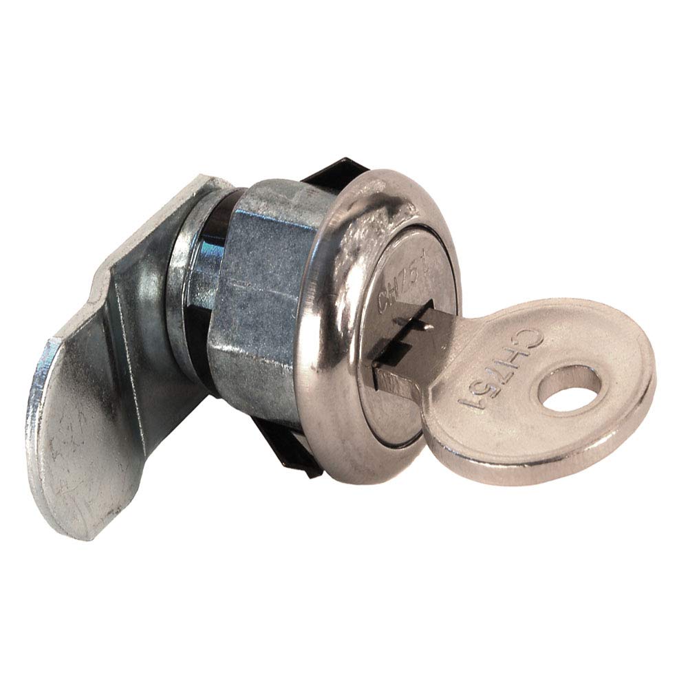 RV DESIGNER L100 RV Designer L100 - Universal Hatch Lock, 1-1/8" Cam, Keyed, 1 Key