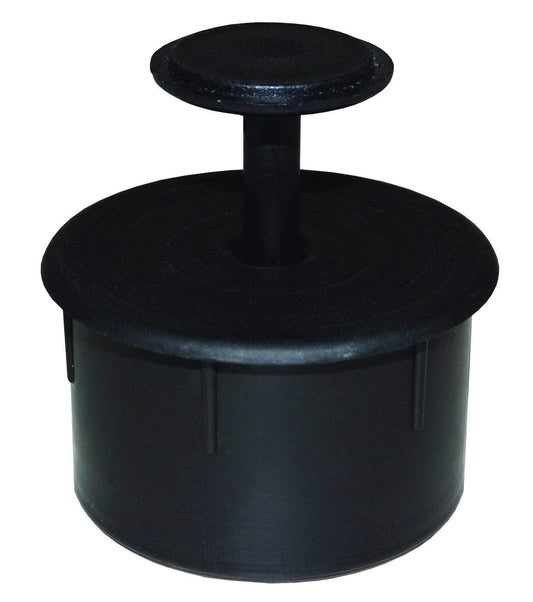 T-H MARINE PBP-1-DP T-H Marine Pedestal Base Plug, Molded Deck Insert Seals Empty Base, Keeps Water Dirt Debris Out, Fits 1.75–1.77 in Pedestal Base Opening, Slide Pin Removal, Black