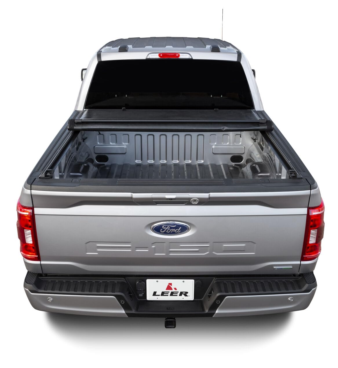 LEER 610112 LEER SR250 Soft Rolling Truck Bed Tonneau Cover, Fits Ford F-150, Years 2015-2025, 5'6" Truck Bed, Black