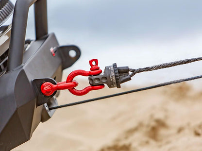 FACTOR 55 00015-05 Factor 55 00015-05 Prolink Original Shackle Mount Replaces Winch Hook with a Stronger Shackle D Ring Mount Max Load Rating 16,000 lb. Ideal for 4x4 Off Road Adventures - Silver
