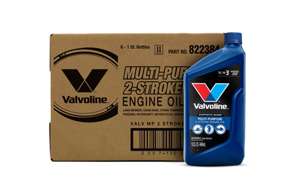 VALVOLINE 822384 Valvoline 2-Stroke Multi-Purpose TCW-3 Motor Oil 1 Quart