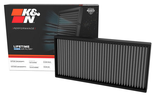 K&N FILTER 33-3198 K&N LIFETIME Cabin Air Filter: Washable, Clean Air for your Cabin, VF4003