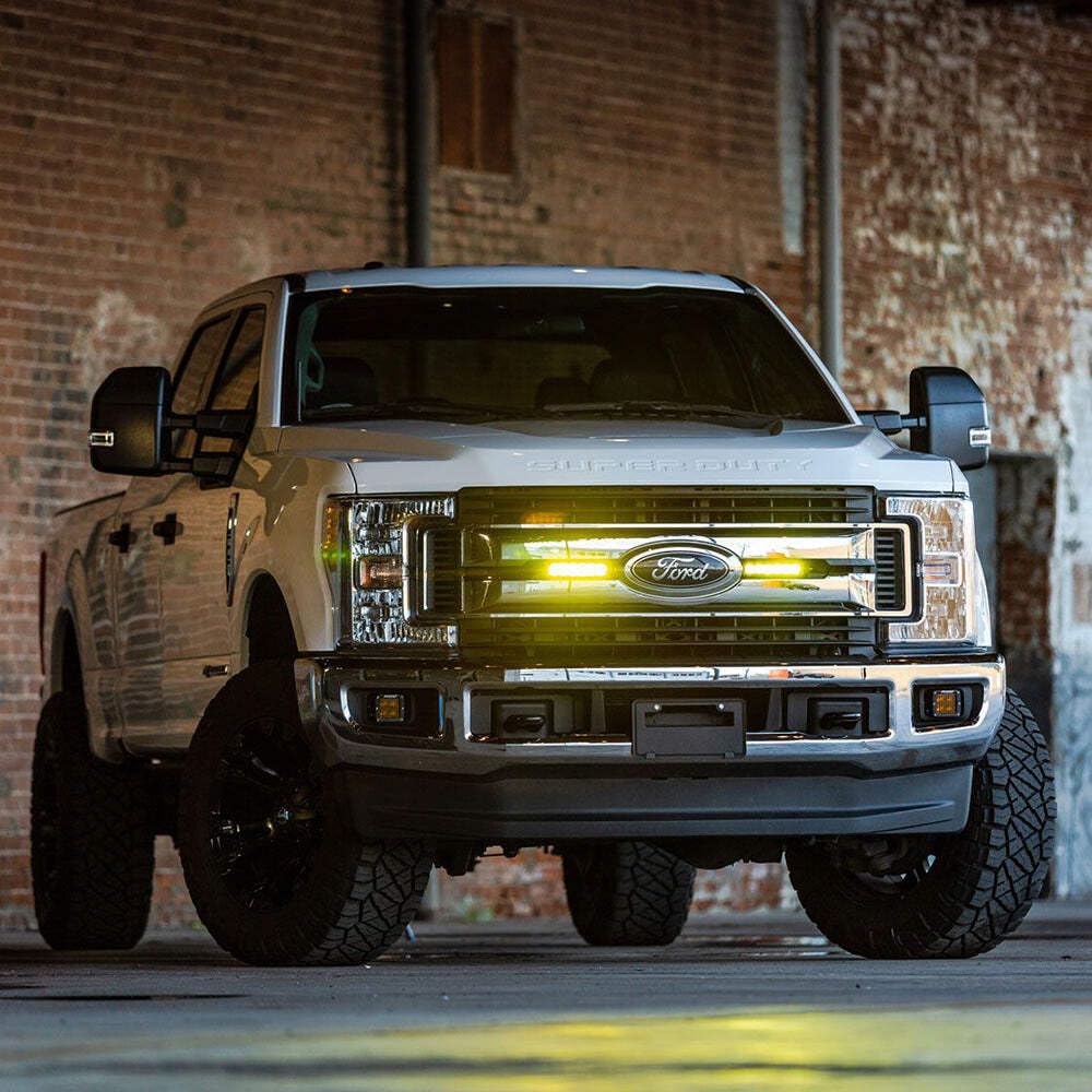 Rigid Industries 906704 RIGID INDUSTRIES SR-Series DOT/SAE J583 6 Inch Selective Yellow LED Fog Light Pair For Auto