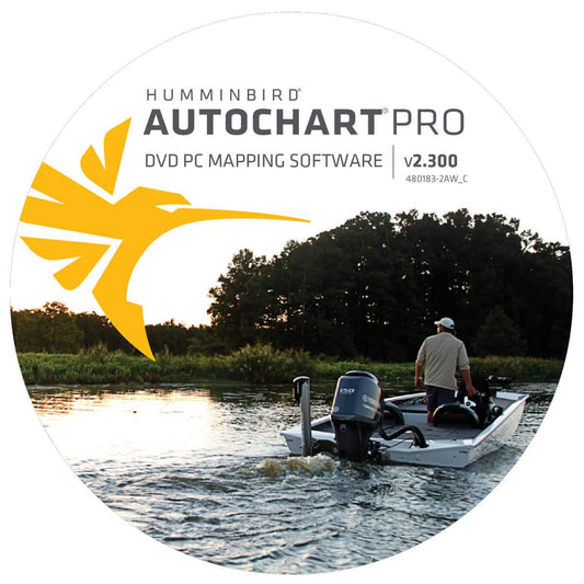 HUMMINBIRD 600032-1 Humminbird 600032-1 AutoChart PRO North America Sonar & GPS DVD PC Mapping Software Small