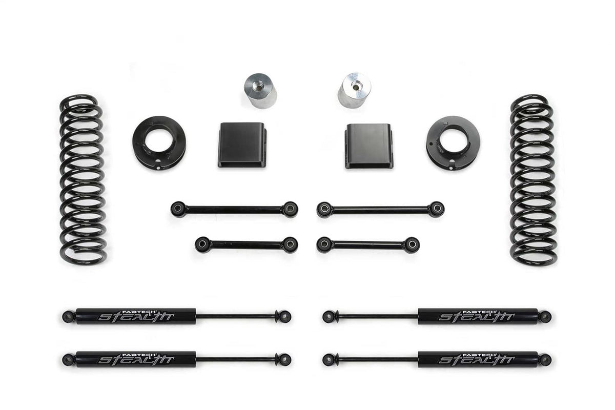 FABTECH K4190M Fabtech - 20-21 Jeep JT 4WD Diesel 3in Sport System w/Stealth (K4190M)