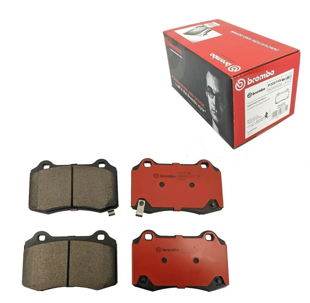 BREMBO P30074N Brembo P30074N Premium Ceramic Rear Disc Brake Pad Set HYUNDAI/JEEP OE# 68144432AA