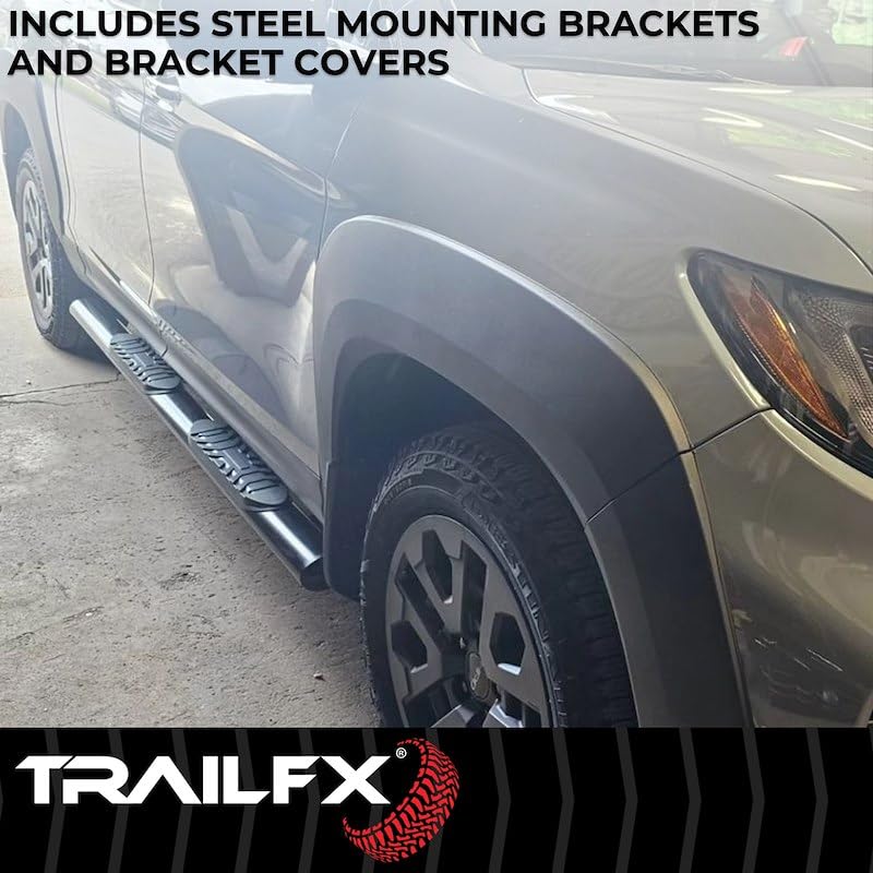TRAILFX A1541B Trailfx Trail FX A1541B 4 INCH Oval NERF BAR BLK