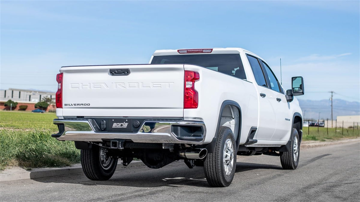 BORLA 140833 Borla 20-22 Chevrolet/GMC Silverado/Sierra 6.6L T-304 SS Cat-Back S-Type Exhaust - Brushed - 140833