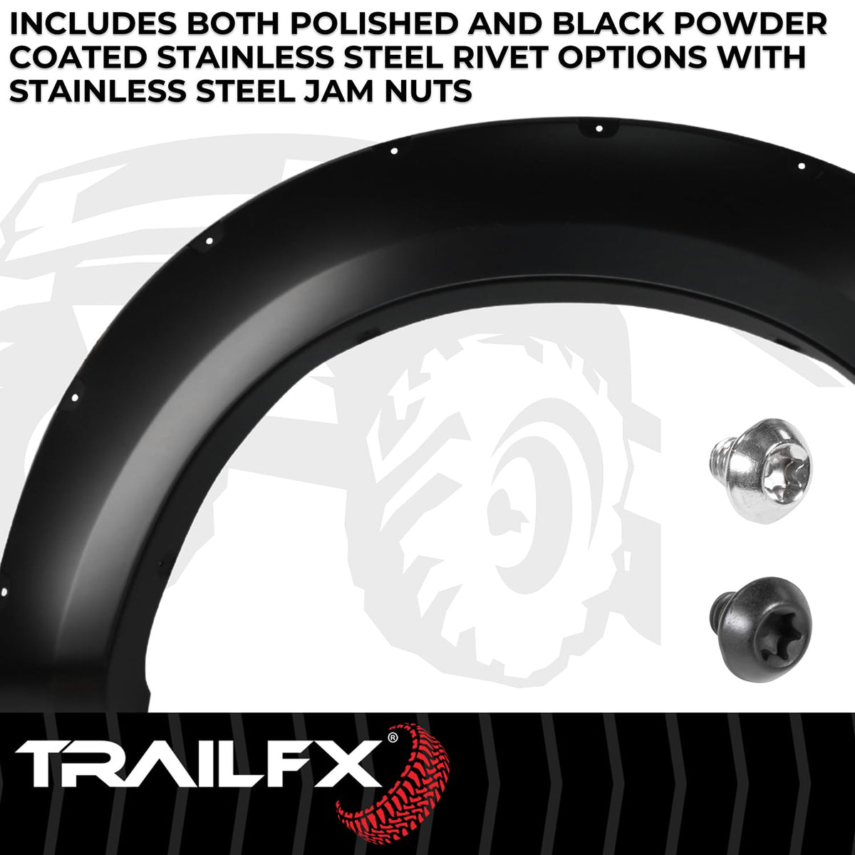 TRAILFX TFF3007S Trailfx TFF3007S POCKET STYLE FLARE SMOOTH SET OF 4