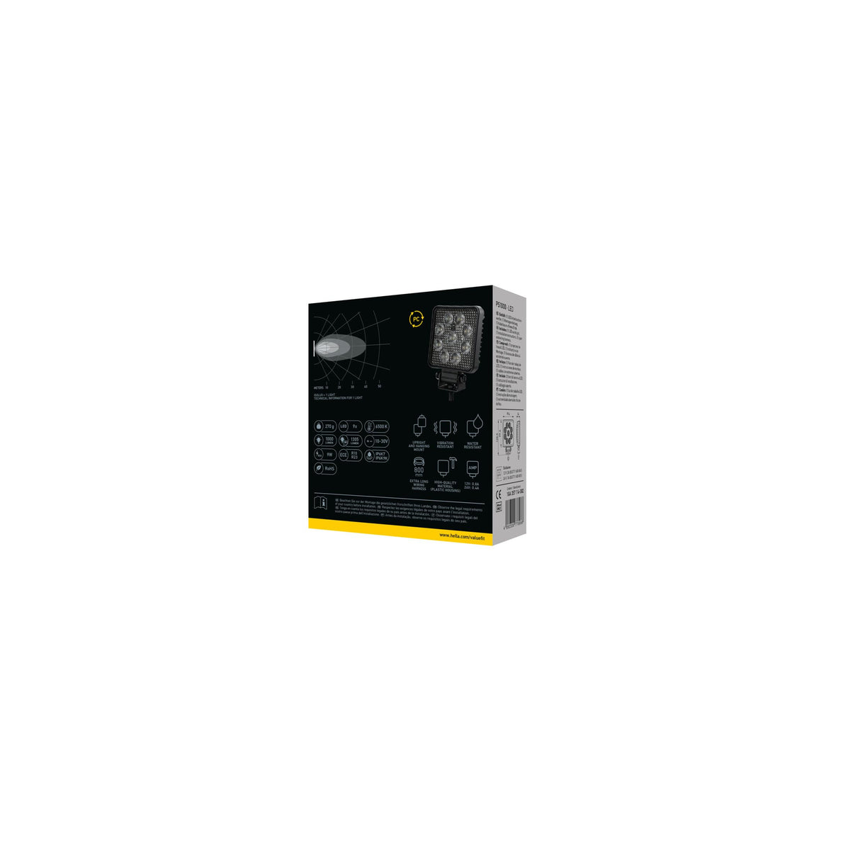 Hella 357114002 WORKLIGHT VALUEFIT PS1000 LED MV CR LT