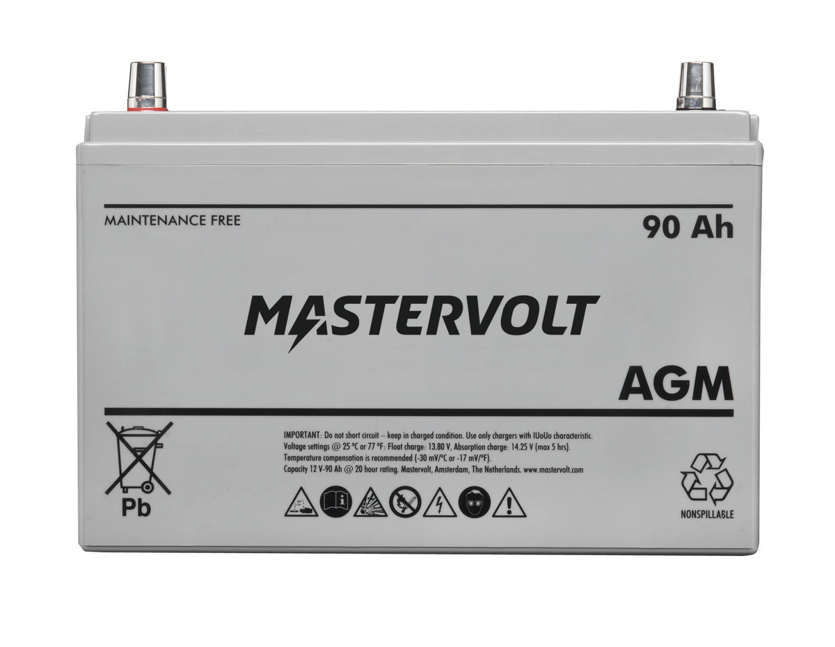 MASTERVOLT 62000900 Mastervolt 62000900 MV 12/90 AH AGM BATTERY