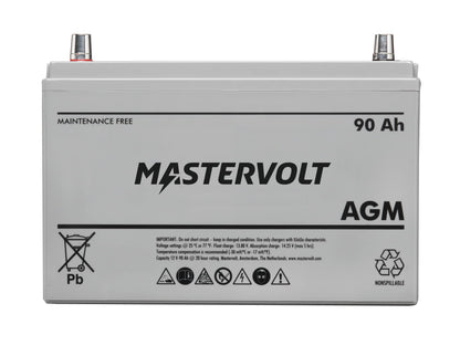 MASTERVOLT 62000900 Mastervolt 62000900 MV 12/90 AH AGM BATTERY
