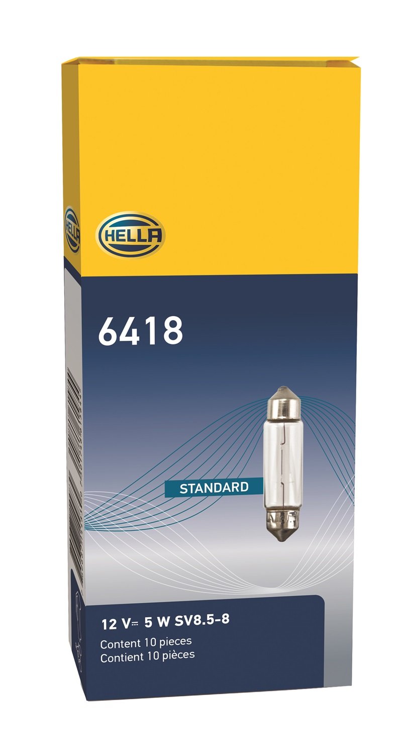HELLA 6418 HELLA 6418 Bulb 6418 12V 5W Sv8.5-8 T3.25 10X35Mm, Multi