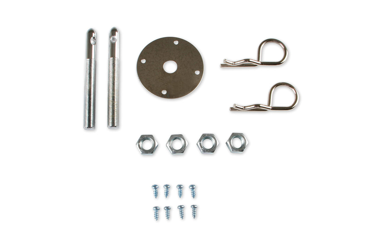 MR GASKET 1016 Mr. Gasket 1016 Hood Pin Kit 7/16" Safety Pin