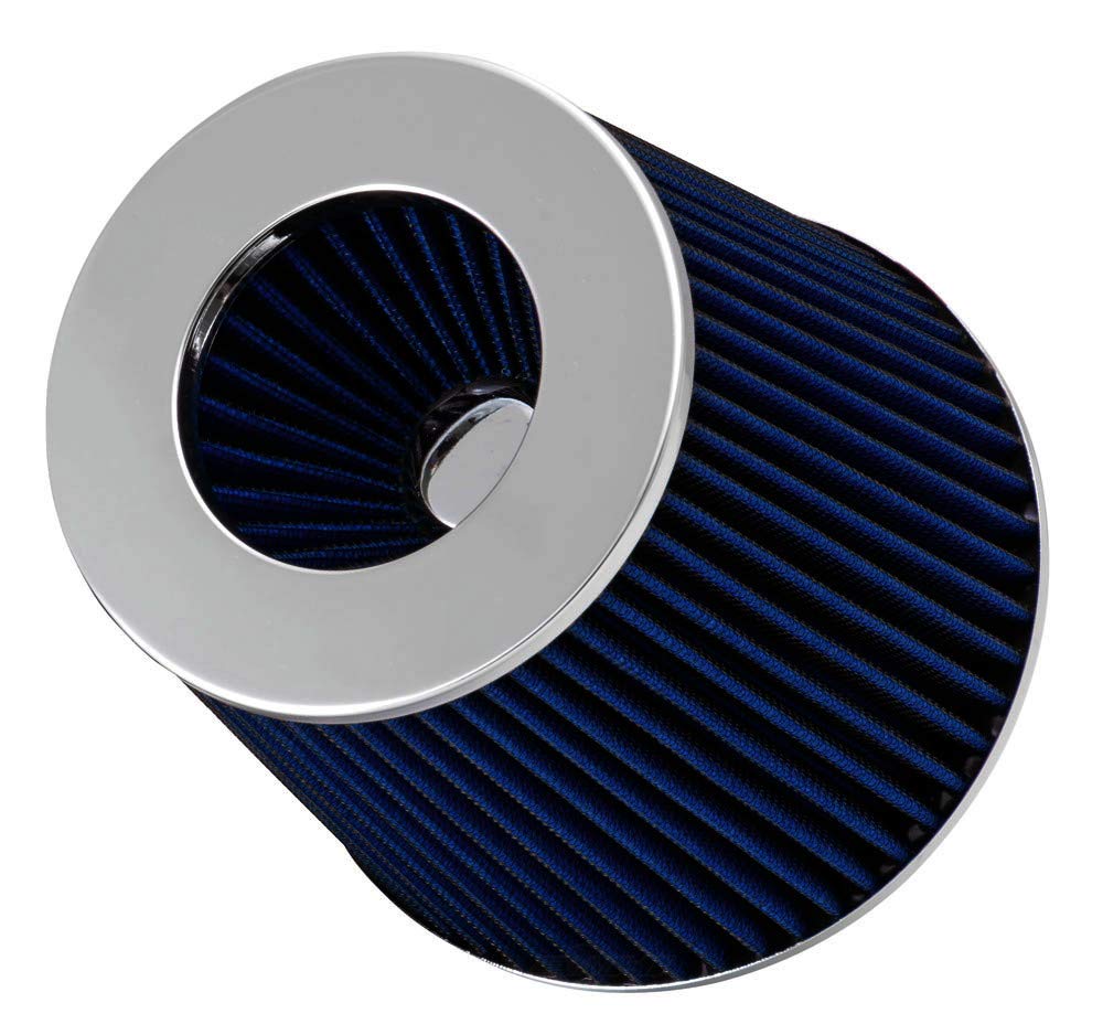 SPECTRE 8136 Spectre Performance Universal Clamp-On Air Filter: High Performance,Washable Filter: Round Tapered; 3 in/3.5 in/4 in Flange ID; 6.719 in (171mm) H; 6 in (152mm) Base; 4.75 in (121mm) Top,SPE-8136,Blue