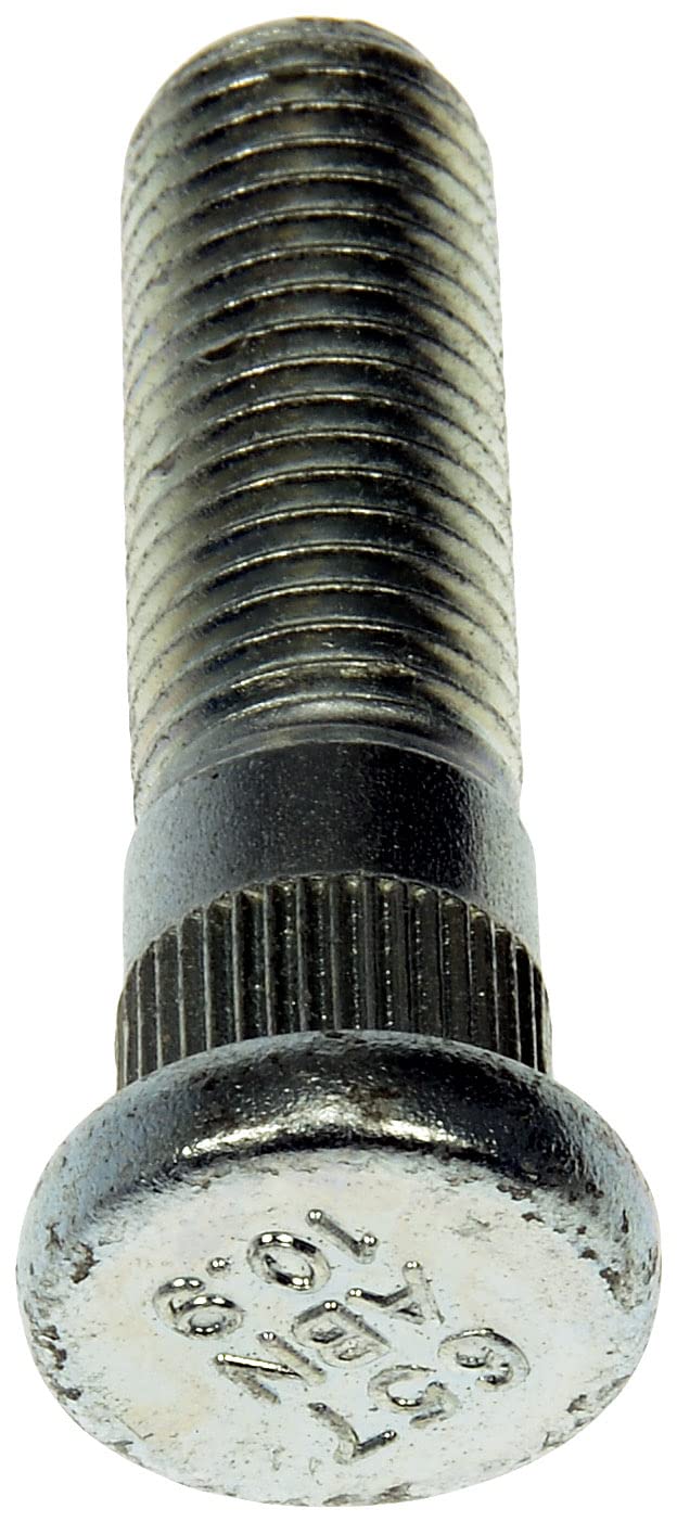 DORMAN 610-657 Dorman 610-657 M12-1.50 Serrated Wheel Stud - 12.88 mm Knurl, 47.80 mm Length Compatible with Select Mazda Models, 10 Pack (Made in USA)