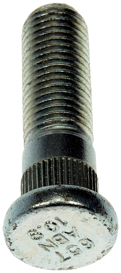 DORMAN 610-657 Dorman 610-657 M12-1.50 Serrated Wheel Stud - 12.88 mm Knurl, 47.80 mm Length Compatible with Select Mazda Models, 10 Pack (Made in USA)