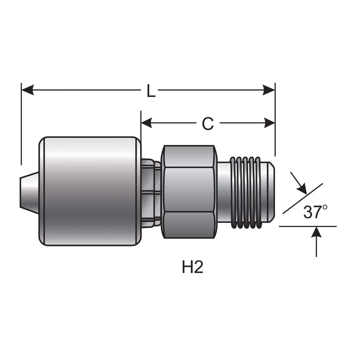 Gates G21165-2020 HYDRAULIC COUPLING-GLOBALSPIRAL