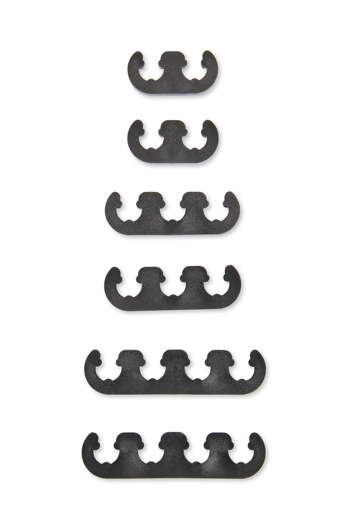 MR GASKET 9728 Mr. Gasket 9728 Wire Separators - Plastic - 7 mm / 8 mm - Black