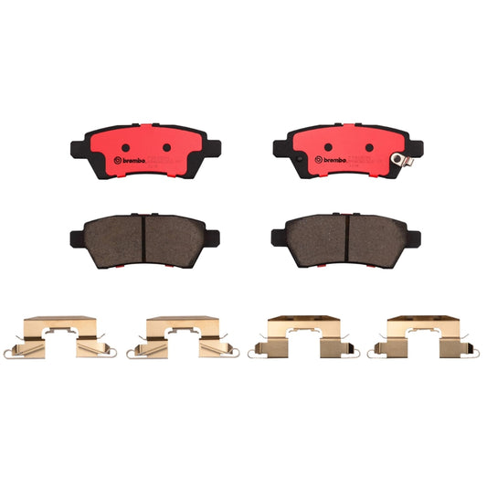 BREMBO P56060N Brembo P56060N Premium Ceramic Rear Disc Brake Pad Set NISSAN OE# D4060EB300