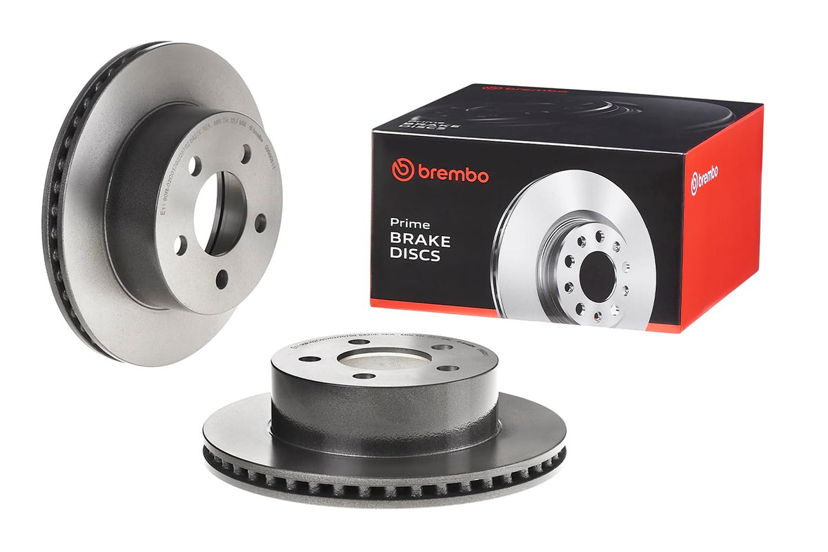 BREMBO 09990511C02 Brembo 09.9905.11 UV Coated Pillar Vented Front Brake Rotor JEEP OE# 5016434AA