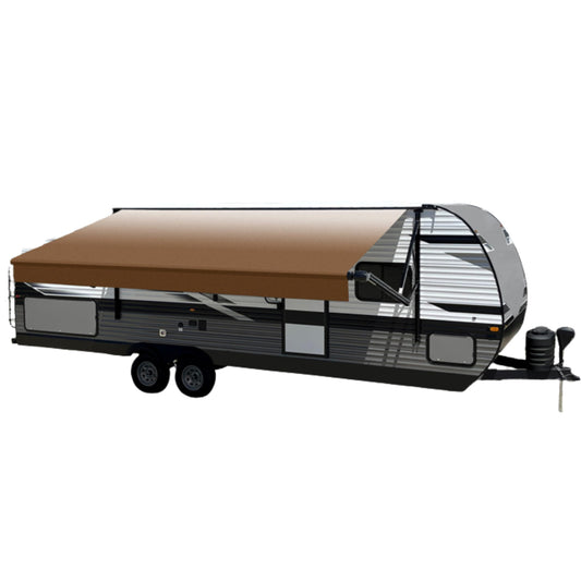 VELARIUM VP6211 Velarium 62" Black 12V Power/Idler Arm Set - Robust Extruded Arms with 12V Powered Operation, Adjustable Pitch, Durable Design Reliable Performance, Ideal RV Awnings and Outdoor Use
