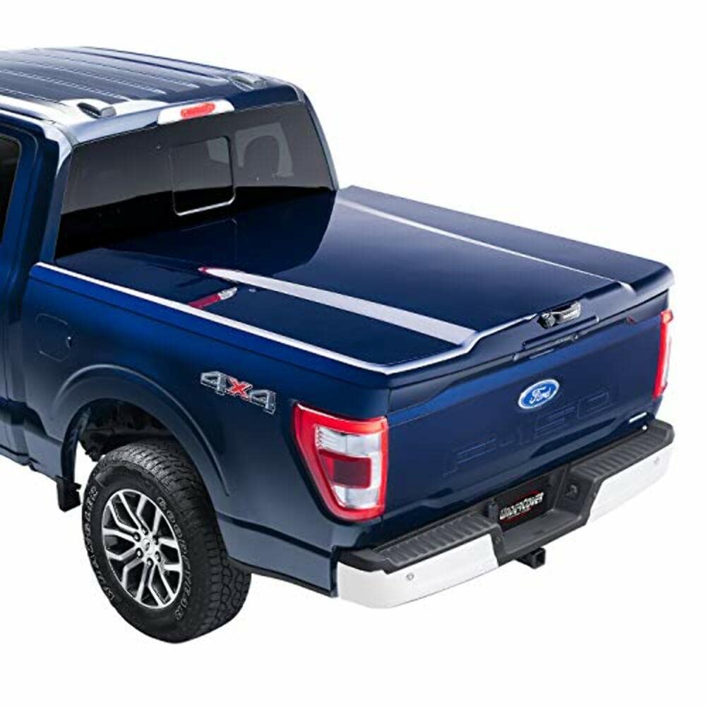 RealTruck UC2208L-YZ RealTruck UnderCover Elite LX One-Piece Truck Bed Tonneau Cover – UC2208L-YZ – Fits 2021 - 2025 Ford F-150 (YZ or Z1 - Oxford White) 5' 7" Bed (67.1")