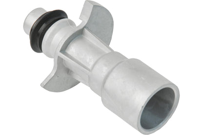 URO PARTS LR028136-PRM URO Parts LR028136PRM Engine Oil Cooler Pipe w/O-Ring, Aluminum vs OEM Plastic; From Water Pump to Oil Cooler