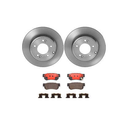 BREMBO KT00515 Brembo KT Series Premium Brake Kit (KT00515) for Hyundai Sonata 2006-2008 | High-Performance Brake Pads & Rotors | Direct OE Replacement
