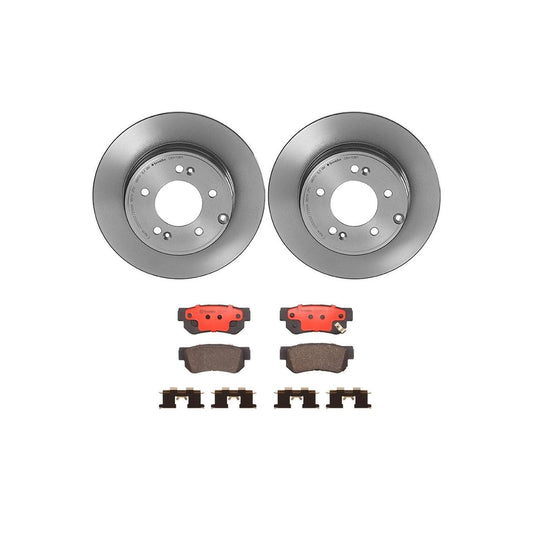 BREMBO KT00515 Brembo KT Series Premium Brake Kit (KT00515) for Hyundai Sonata 2006-2008 | High-Performance Brake Pads & Rotors | Direct OE Replacement