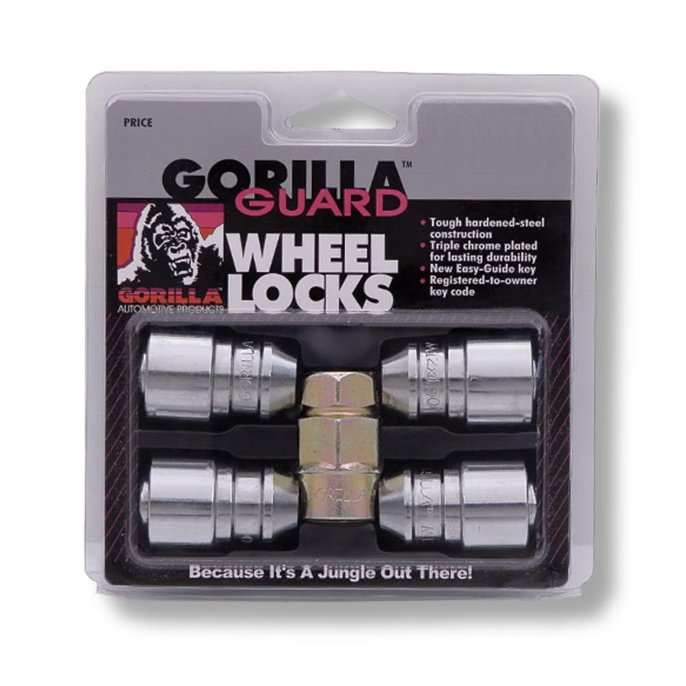 GORILLA 61641 Gorilla Automotive 61641 Acorn Gorilla Guard Locks (14mm x 1.50 Thread Size) - Set of 4