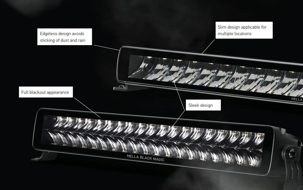 Hella 358176331 Black Magic LED Series 50 Inch Slim Lightbar