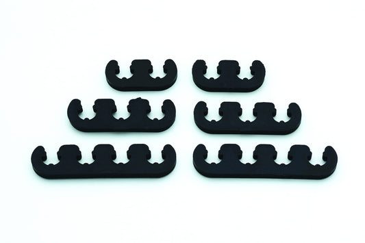 MR GASKET 9728 Mr. Gasket 9728 Wire Separators - Plastic - 7 mm / 8 mm - Black