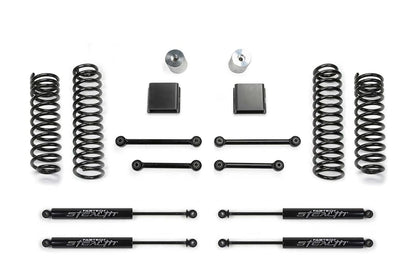 FABTECH K4193M Fabtech - 20-21 JEEP JT 4WD DIESEL 3in Sport II System w/Stealth (K4193M)