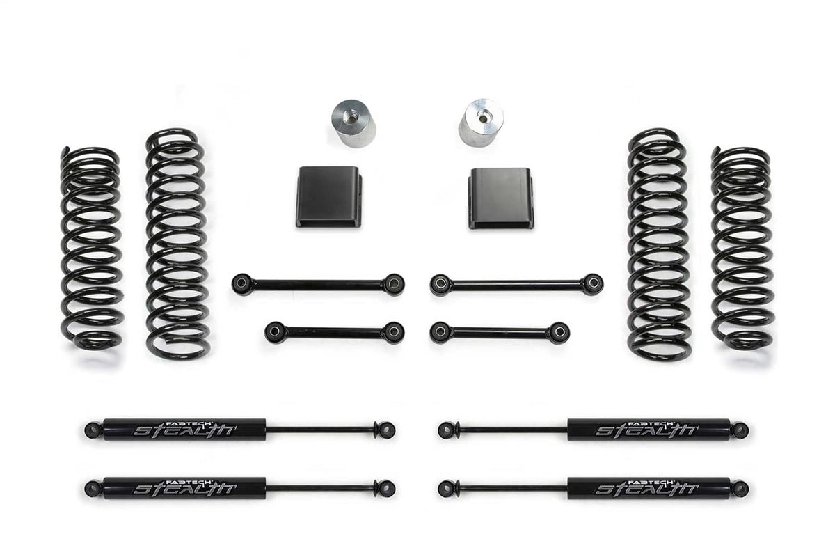 FABTECH K4193M Fabtech - 20-21 JEEP JT 4WD DIESEL 3in Sport II System w/Stealth (K4193M)